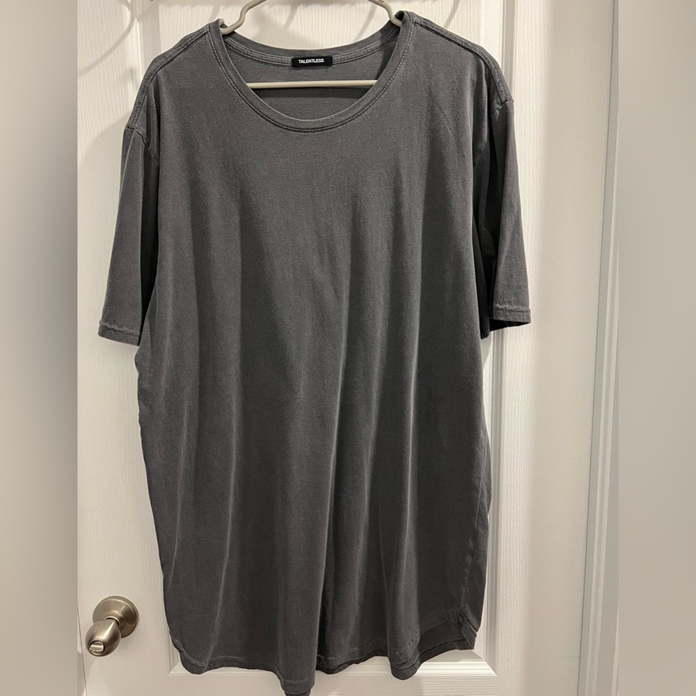 Gray talentless t shirt